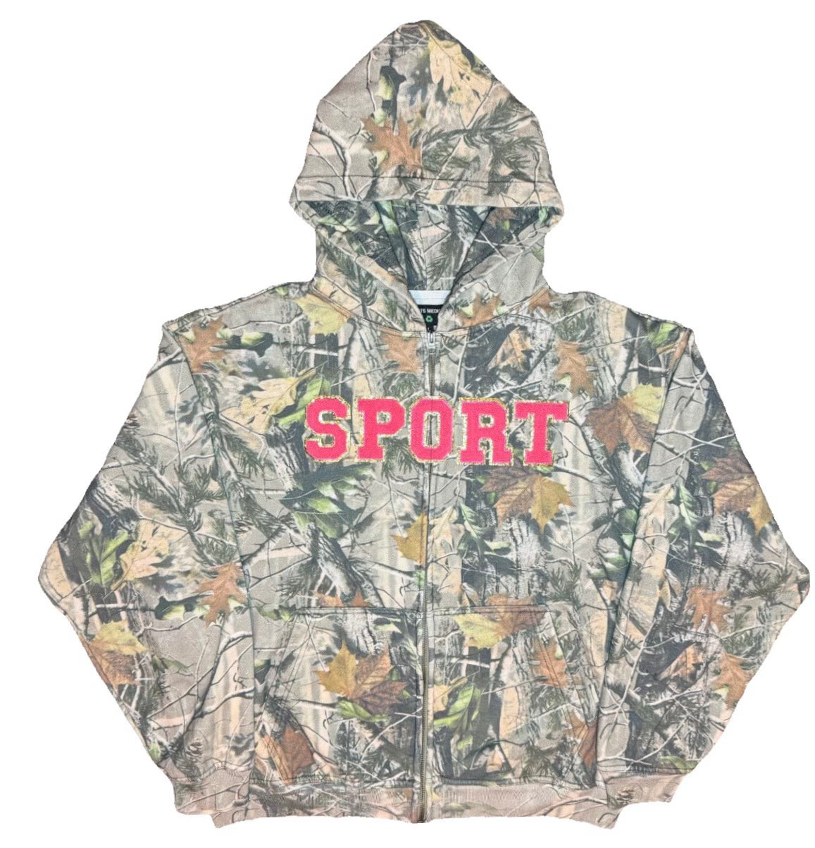 sport zip-up - camo