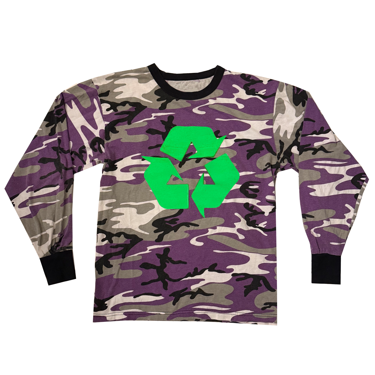 camo long sleeve - purple
