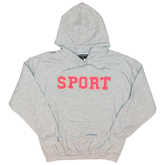sport hoodie - sport grey
