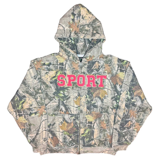 sport zip-up - camo