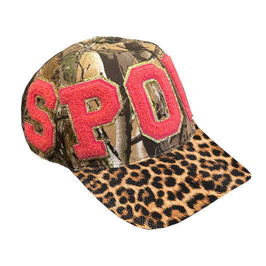 sport hat - camo/leopard