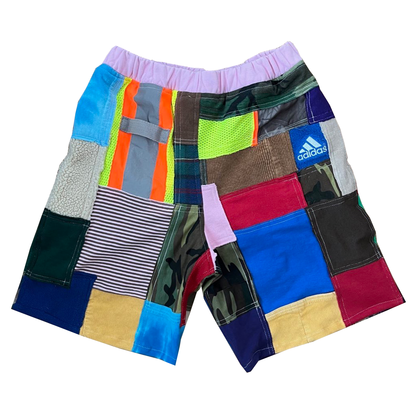 patchwork shorts